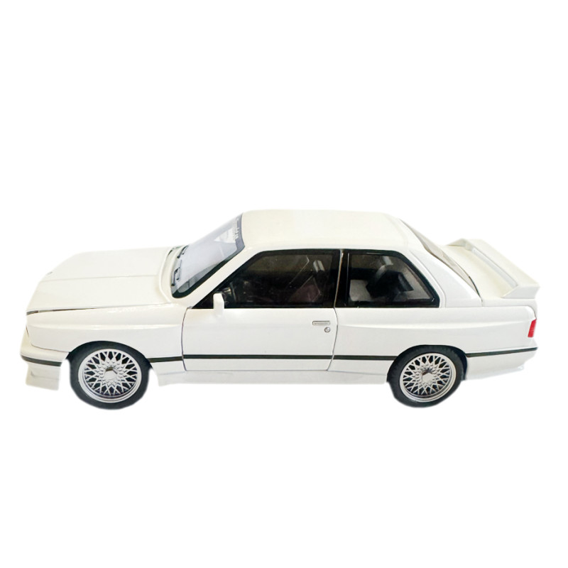 Машинка металева BMW M3 БМВ 1986 купе біла АвтоЕксперт 1:24 світло звук відкр двері баг капот 20,5*8*5,5 см (GT-99641)