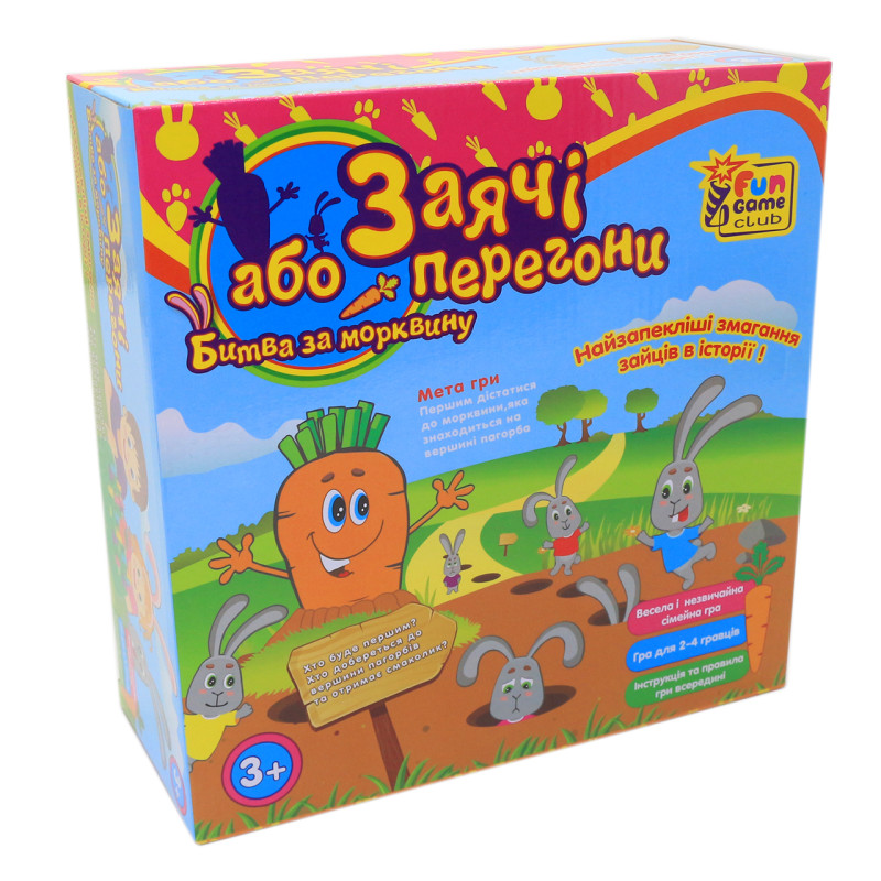 Настільна гра Fun Game «Заячі перегони» (Битва за моркву) 7229