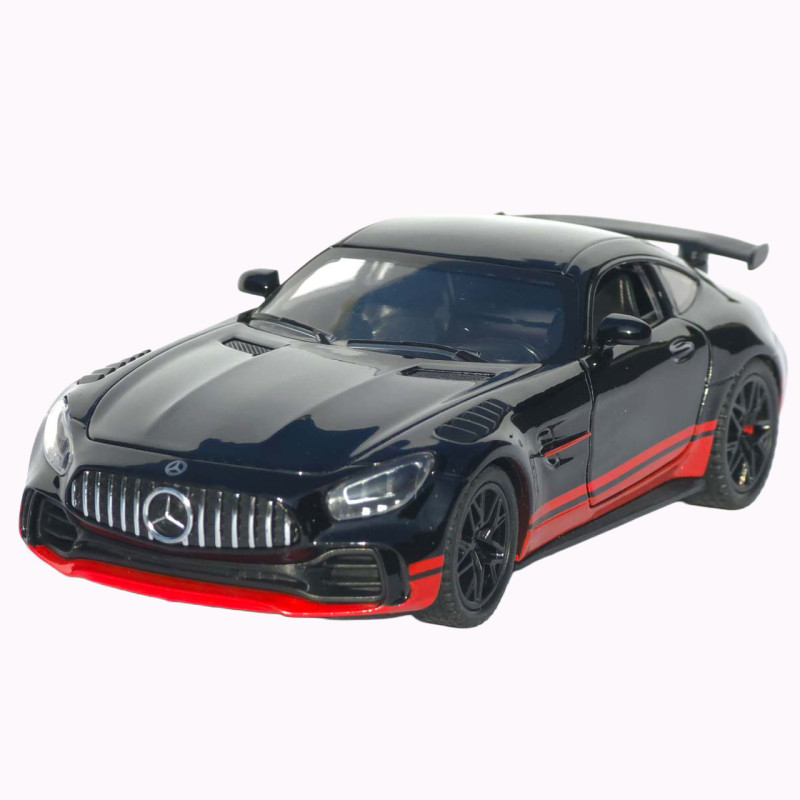 Машинка метал Mercedes-Benz AMG GT R АвтоЕксперт чорна з червоним 1:32 звук світло інерція (LF-99081)