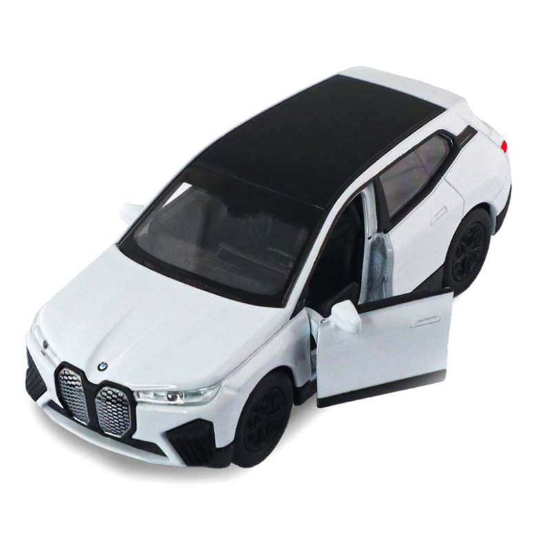 Машинка метал BMW iX БМВ 1:43 білий відкр двері інерція 6*12*4см (250380W)