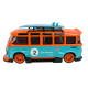 Машинка металева Volkswagen t1 bus Автопром помаранчево-блакитна 1:24 звук світло 19,5*8,5*5 см (AP7751)