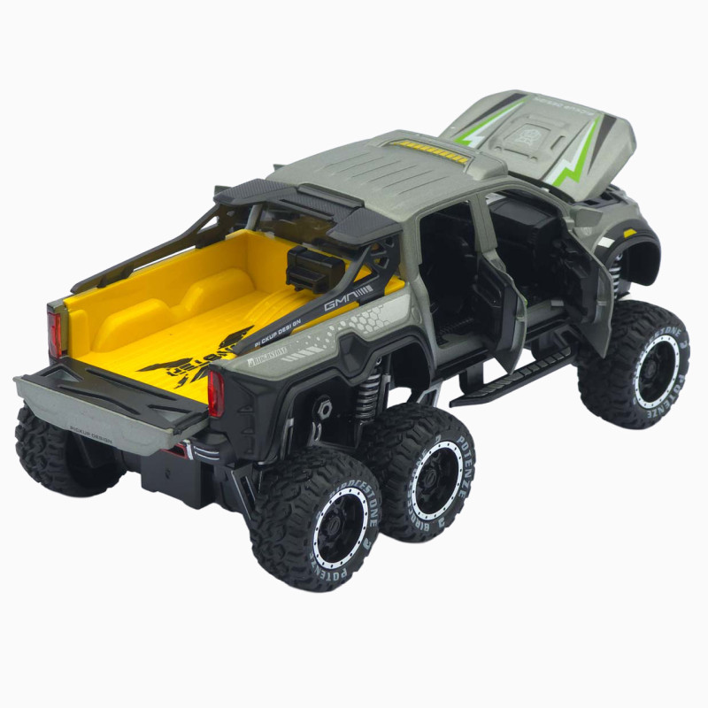 Машинка метал Mercedes-Benz X-Class 6x6 АвтоЕксперт срібляста 1:32 звук світло 20,5*10*8,5 см (ТК-9172)
