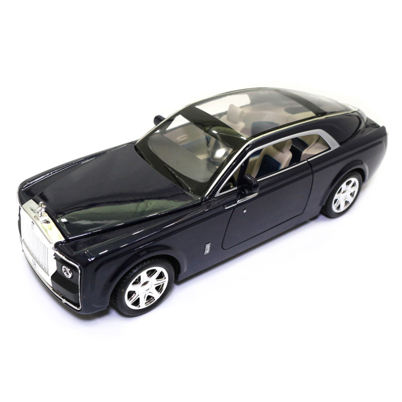 Машинка ігрова Rolls-Royce «АвтоЕксперт» Роллс-Ройс метал синій світло звук 21*6*7 см (EL-8737)