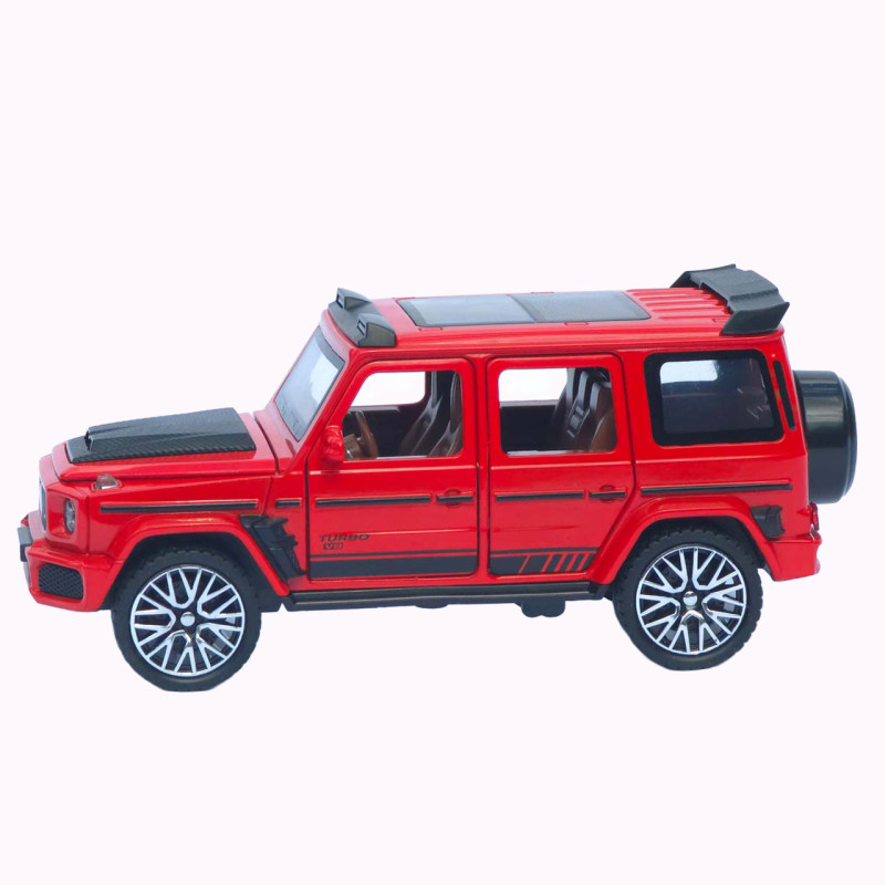 Машинка метал Mercedes-Benz G-Class (Гелендваген) АвтоЕксперт червона 1:32 звук світло (L-0442-50)