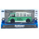 Машинка метал Volkswagen Type 2 (T1) зелена 1:32 світло звук інерція відч двері (TK-19102)