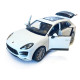 Іграшкова машинка металева WELLY 1:24 PORSCHE MACAN TURBO, порше меган турбо, відкр.двері, багажник, білий, 19*7.5*7см, ( 24047W)