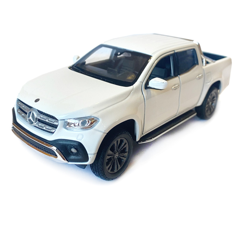 Іграшкова машинка металева WELLY 1:27 MERCEDES-BENZ X-CLASS, біла, відкр.двері, 19*6.5*6.5 см (24100W)