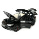 Машинка металева Tesla Model X Electrocar Тесла Модель X Електрокар чорна 1:24 зарядна станція звук світло відч двері капот багажник гум колеса 18*6*8см (AP-2004)