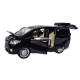 Машинка металева Toyota Alphard чорна 1:24 звук світло інерція відкр двері баг капот 19*7,5*7,5 см (RS-11632)