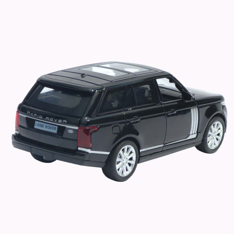 Машинка метал Range Rover Vogue АвтоЕксперт чорна 1:32 звук світло відкриваються двері капот багажник (72655)