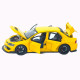 Машинка металл Mitsubishi Lancer Evolution IX желтая 1:32 свет звук инерция откр двери баг капот 15*5,5*4,5см (TK-20651)