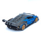 Машинка метал Lamborghini Essenza SCV12 синя 1:24 звук світло відчин двері капот багажник (1650-05)