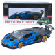 Машинка метал Lamborghini Essenza SCV12 синя 1:24 звук світло відчин двері капот багажник (1650-05)