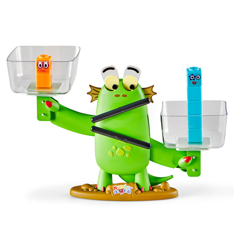 Навчальний ігровий набір Learning Resources серії Numberblocks Ваги Blockzee математика уп 8*28*22см (HM96089-UK)