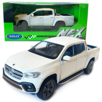 Іграшкова машинка металева WELLY 1:27 MERCEDES-BENZ X-CLASS, біла, відкр.двері, 19*6.5*6.5 см (24100W)