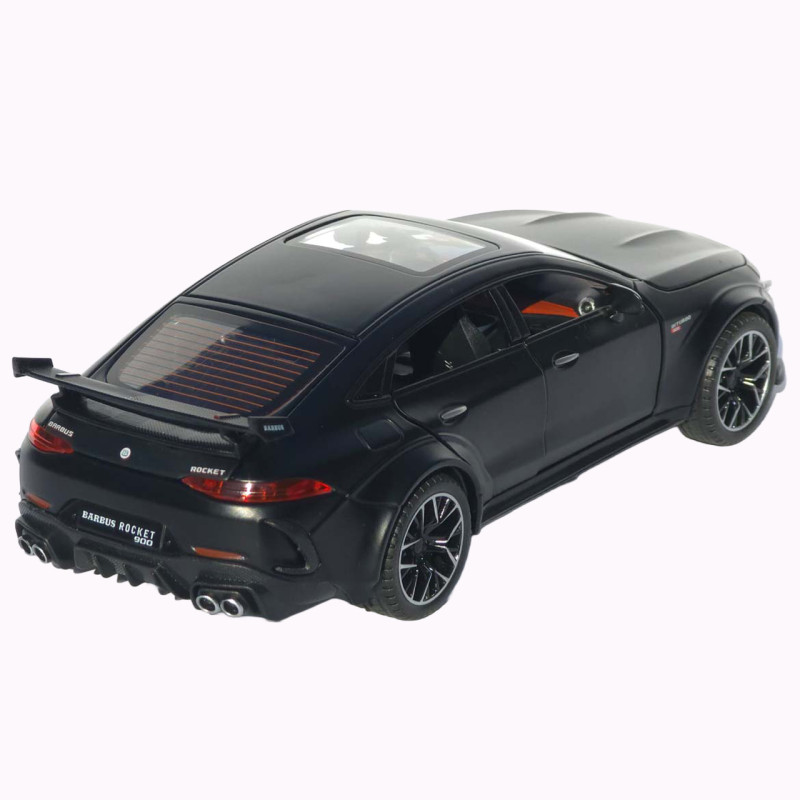 Машинка метал Brabus Rocket 900 АвтоЕксперт чорна 1:24 звук світло відкр двері капот багажник (1206-15)