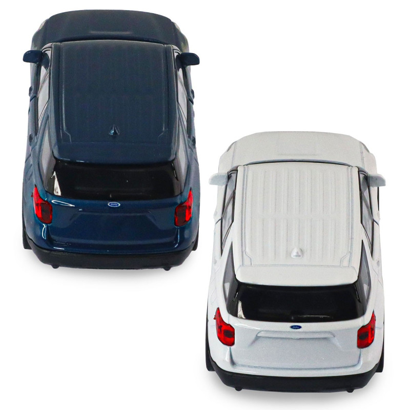 Машинка металл Ford Explorer 2023 Форд голубой металлик 1:43 открывающиеся двери 5*12*4см (250392W)