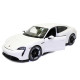 Машинка металева Porsche Taycan Turbo S «Bburago» Порш білий 8*19*5 см (18-21098)