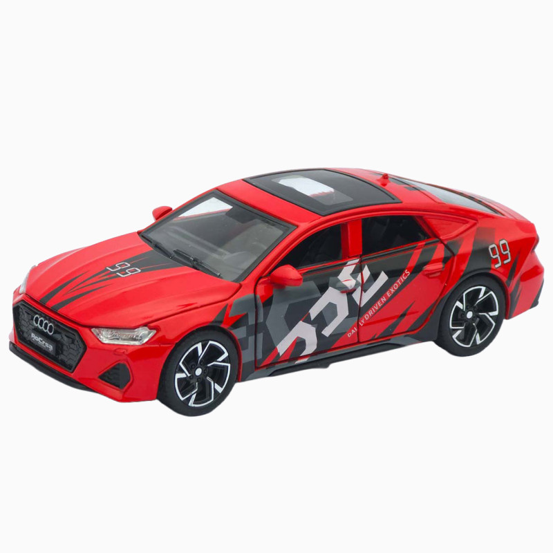 Машинка метал Audi RS7 Sportback АвтоЕксперт червона 1:32 звук світло інерція 15,5*7*5 см (ТК-7488)