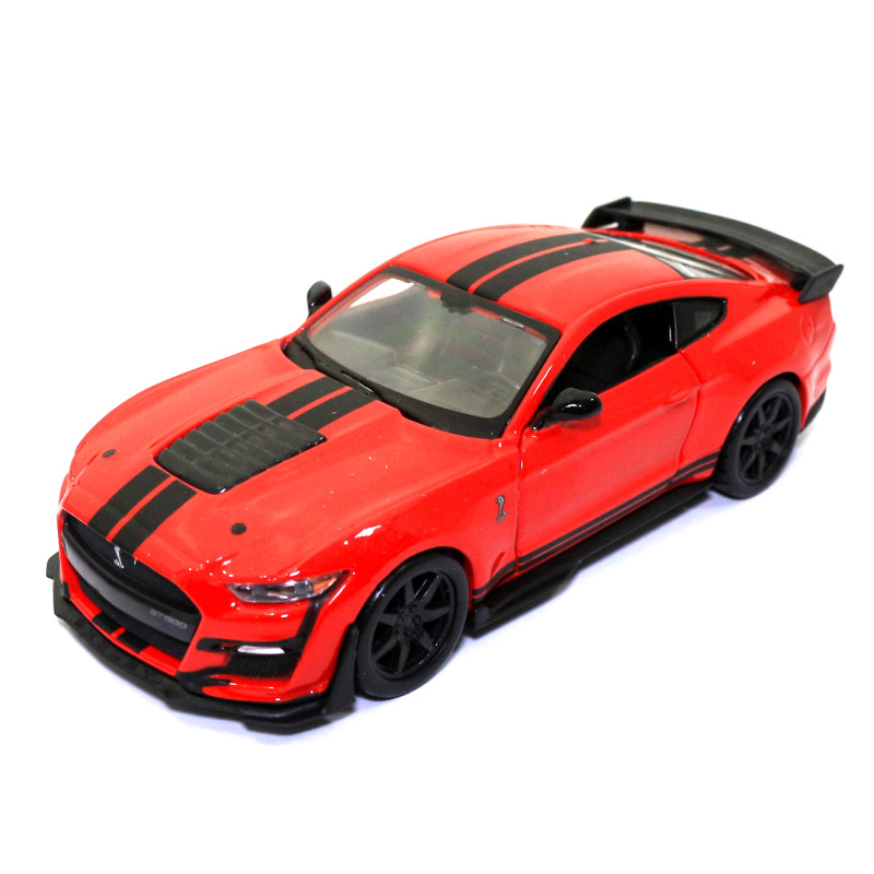 Машинка металева Ford Mustang Shelby GT500 "Bburago" Форд Мустанг Шелбі червоний 12*4*6 см (18-43050)
