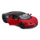 Машинка металева Bugatti Chiron Sport Bburago 1:32 Бугатті відкр двері чорно-червоний 13*4*6 см (18-43061)