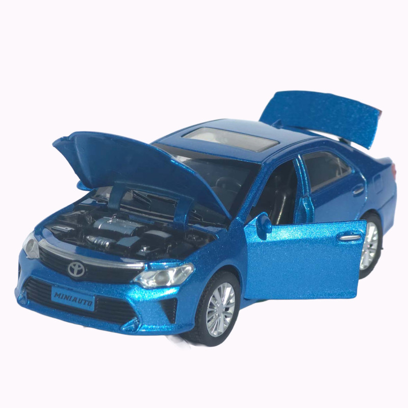 Машинка металева Toyota Camry "AutoExpert" Тойота синя звук світло 15*4*6 см (LF-79509)