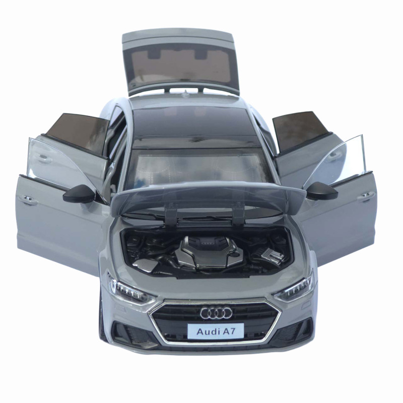 Машинка металева Audi A7 АвтоЕксперт сіра 1:24 звук світло відкр двері капот багажник (1904-17)