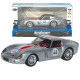 Машинка металл Ferrari 250 GTO серебристая 1:32 свет звук инерция откр дверь капот багажник (TK-42580)