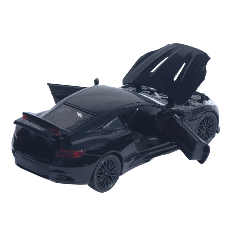 Машинка метал Aston Martin DB11 АвтоЕксперт чорна 1:32 світло звук 15*6*4 см (L-6983-05)