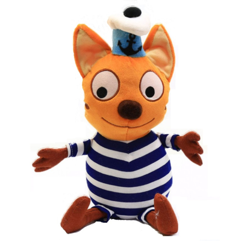 М'яка іграшка KinderToys «Три кота». Улюблена іграшка Коржик (00068-2)