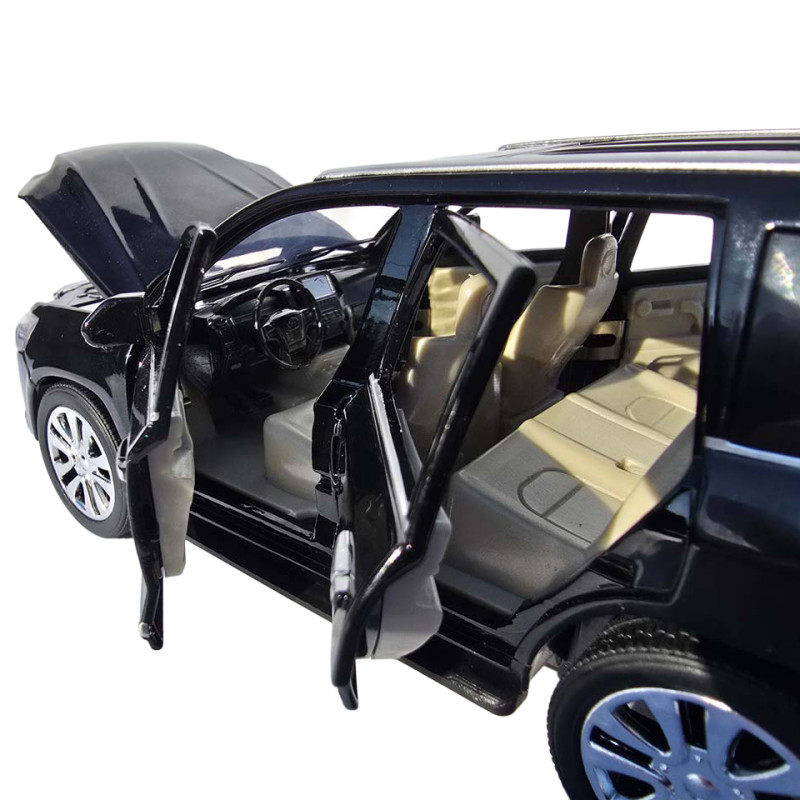 Машинка металл Lexus LX 570 черная 1:24 свет звук инерция откр двери капот багажник 20×8×7,5 см (RS-42075)