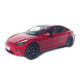 Машинка метал Tesla model 3 червона Тесла 1:24 відкр двері баг капот звук світло 18,5*6*8,5см (EL-94022)