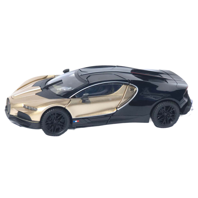Машинка метал Bugatti Chiron АвтоЕксперт 1:24 золотиста звук світло інерція 20,5*10*5,5 см (G6601-52)