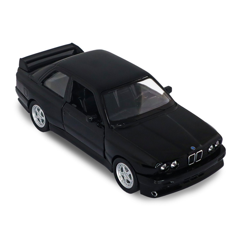 Машинка металева BMW M3 1987 БМВ чорна 1:43 відчинені двері 13*6*5см (250395U)
