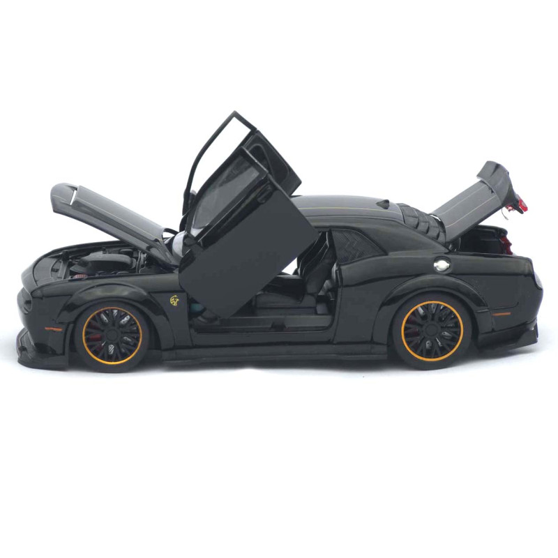 Машинка метал Dodge Challenger SRT Hellcat Redeye чорна 1:32 світло звук інерція 15*6,5*4 см (TK-12200)
