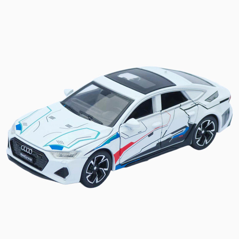 Машинка метал Audi RS7 Sportback АвтоЕксперт біла 1:32 звук світло інерція 15,5*7*5 см (ТК-7488)