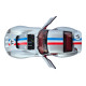 Машинка метал Ferrari 250 GTO Ферарі срібло 1:32 звук світло 14*5,5*3,5см (67007)