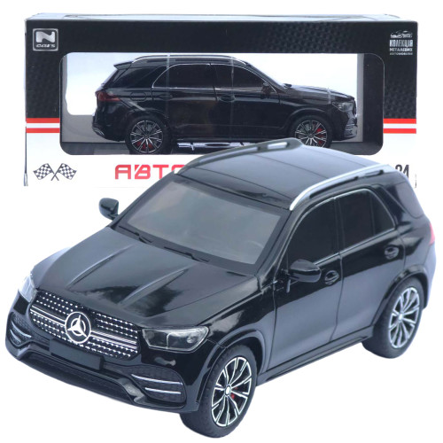 Машинка метал Mercedes-Benz GLE-Class АвтоЕксперт чорна 1:24 звук світло інерція 20,5*8,5*7,5 см (G9775-15)