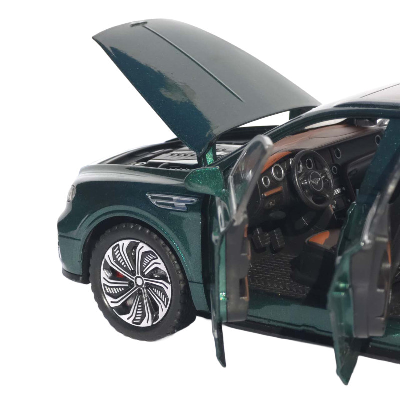 Машинка метал Bentley Bentayga АвтоСвіт зелена 1:24 звук світло інерція 21*9*7 см (AP-1897)