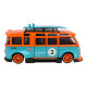 Машинка металева Volkswagen t1 bus Автопром помаранчево-блакитна 1:24 звук світло 19,5*8,5*5 см (AP7751)