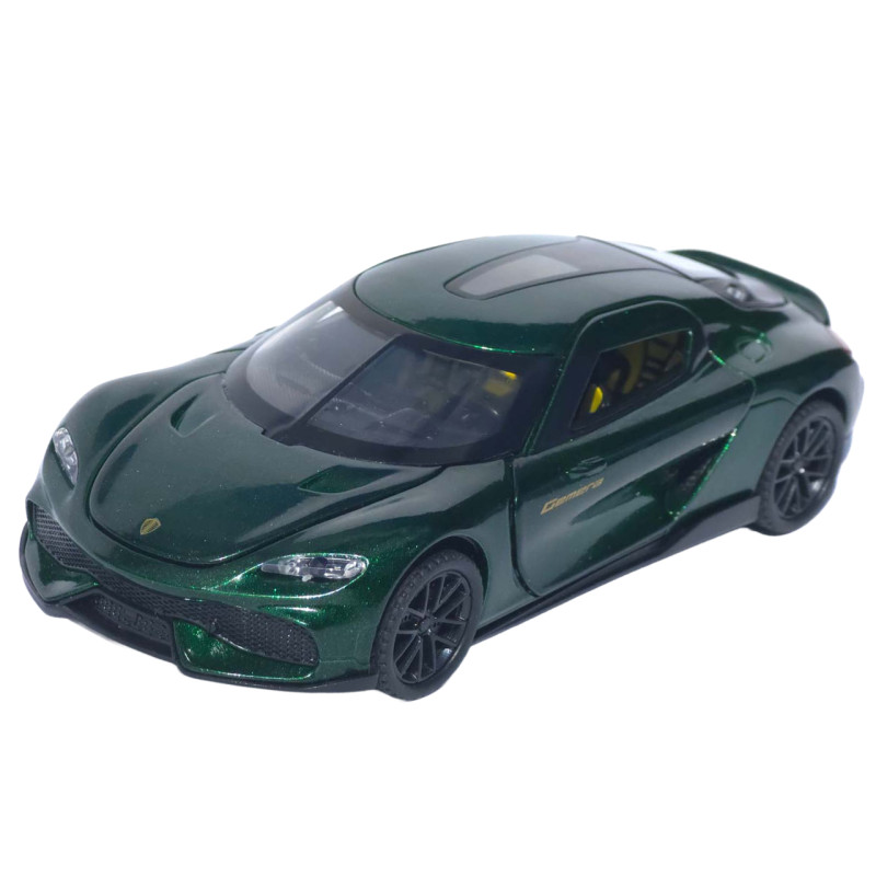 Машинка метал Koenigsegg Gemera АвтоЕксперт зелена 1:32 звук світло інерція 15*6*4 см (L-3630-41)
