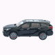 Машинка метал Toyota Highlander АвтоЕксперт чорна 1:24 світло звук відкр двері капот багажник (1980-08)