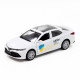 Машинка металева Toyota Camry Uklon, Тойота Кемрі Уклон, білий, таксі, відкриваються двері, 5*11*3см (250291)