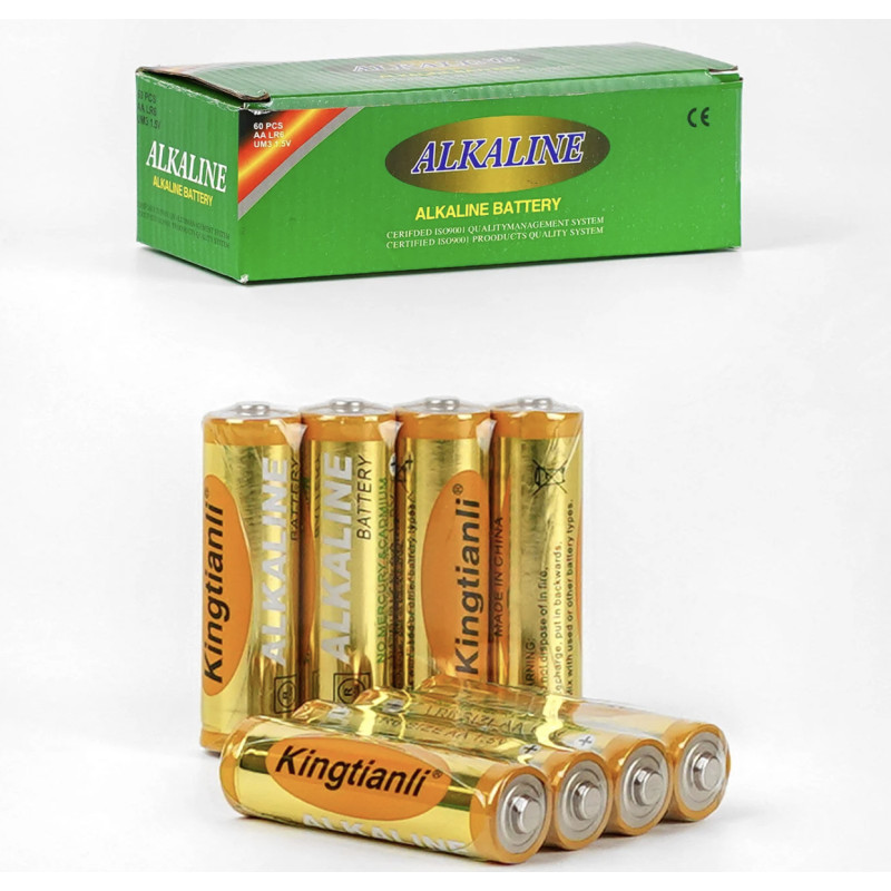 Батарейки "Kingtianly" C 56905 (20) Alcaline, пальчиковые АА 1,5V