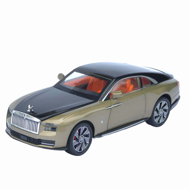 Машинка металева Rolls-Royce Spectre бронза 1:24 світло звук відкр двері капот багажник (1416-28)