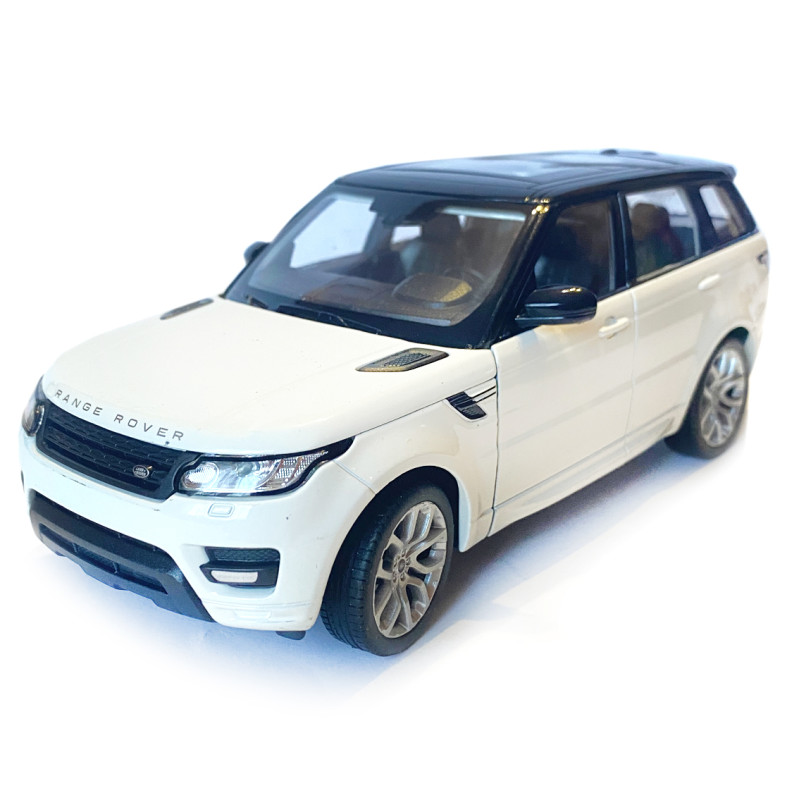 Іграшкова машинка металева WELLY 1:24 RANGE ROVER SPORT, рендж ровер спорт, відкр.двері, капот, білий, 19*7.5*7см, (24059W)