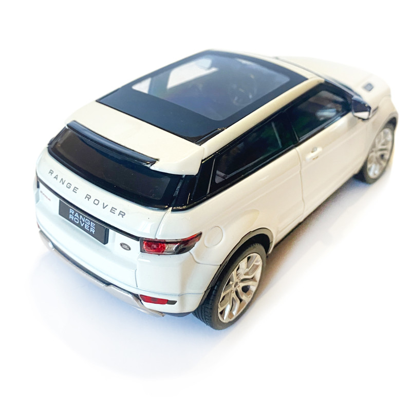 Іграшкова машинка металева WELLY 1:24 RANGE ROVER EVOQUE, рендж ровер, відкр.двері, капот,білий, 17.5*7.5*6.5 см, (24021W)