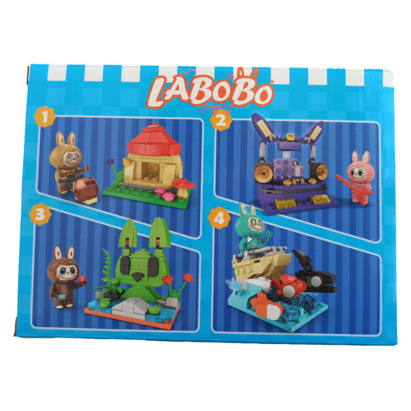 Конструктор LABOBO K972, (Лабубу) Моряк на Катері, 95 Деталей