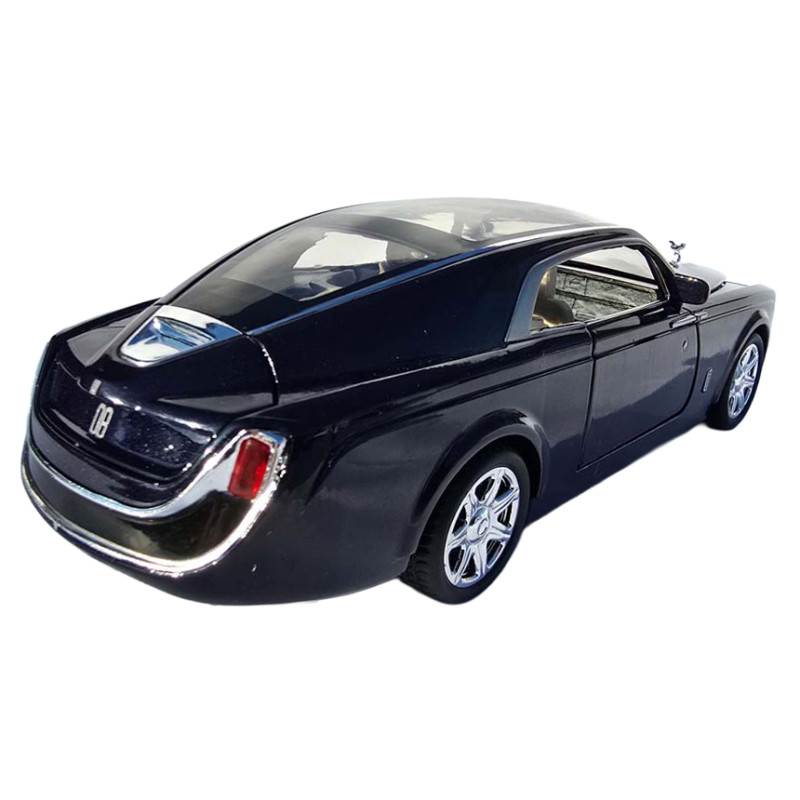 Машинка метал Rolls-Royce Sweptail синя 1:24 звук світло інерція відкр двері баг капот 20*7*5,5 см (RS-87412)