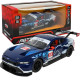 Машинка металева Ford Mustang GT3 синя 1:24 відкриваються двері капот 20,5*8,5*5 см (661293A(B))